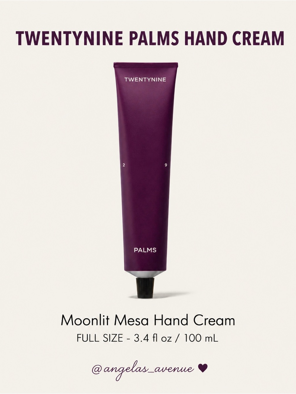 29 PALMS HAND CREAM - Moonlit Mesa Hand Cream - FULL SIZE NEW